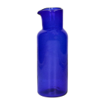 Carafe en verre bleu 8, 5x24, 5cm vico - pomax