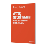 Carnet en papier recycl� mater discr�tement en faisant semblant de lire un livre - piece & love