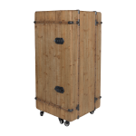 Casier � vin � roulette en bois de pin 50x109cm lico - dutchbone