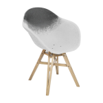 Chaise avec accoudoirs anthracite blanc cass� grav�ne 6. 7 - maximum