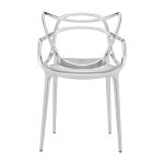 Chaise avec accoudoirs argent�e masters - kartell