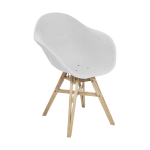 Chaise avec accoudoirs blanc cass� 6. 7 - maximum