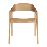 Chaise avec accoudoirs en bois de ch�ne westlake - dutchbone