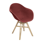 Chaise avec accoudoirs bordeaux grav�ne 6. 7 - maximum