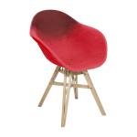 Chaise avec accoudoirs bordeaux et rouge grav�ne 6. 7 - maximum