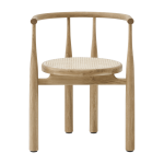 Chaise avec accoudoirs en ch�ne et cannage bukowski - new works