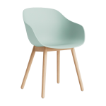 Chaise avec accoudoirs en ch�ne et polypropyl�ne dusty mint 2. 0 aac 212 - hay