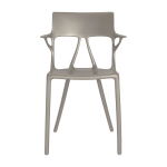 Chaise avec accoudoirs grise a. i - kartell