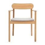 Chaise avec accoudoirs en teck 59 x 80 cm freya - vincent sheppard