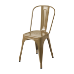 Chaise en acier brun vert a - tolix