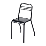 Chaise en acier noir fonc� ud - tolix