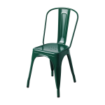 Chaise en acier vert mousse a - tolix