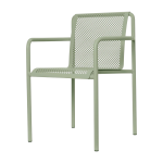 Chaise en acier vert p�le avec accoudoirs 80x60cm dapple - ferm living