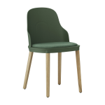 Chaise � l'assise en tissu mlf vert parc et au pi�tement en ch�ne allez park vert - normann copenhagen ...