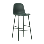 Chaise de bar en acier et pp vert 65 cm form - normann copenhagen