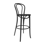 Chaise de bar en bois noir n�18 r��dition 1876 - wiener gtv design