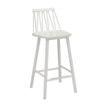 Chaise de bar en bouleau blanc 63 cm zigzag - hans k
