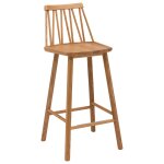 Chaise de bar en ch�ne huil� 63 cm zigzag - hans k
