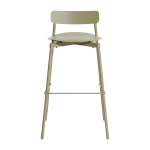 Chaise de bar ext�rieure en m�tal vert jade 75cm fromme - petite friture