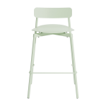 Chaise de bar ext�rieure en m�tal vert pastel 65cm fromme - petite friture
