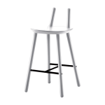 Chaise de bar grise 65 mc na�ve - emko