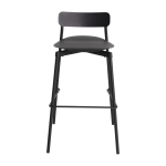 Chaise de bar outdoor noire 65 cm fromme - petite friture