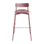 Chaise de bar outdoor rouge brun 65 cm fromme - petite friture