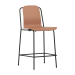 Chaise de bar studio 65�cm acier noir - normann copenhagen