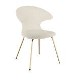 Chaise blanche pi�tement dor� time flies - umage