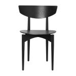 Chaise en bois massif noir herman - ferm living