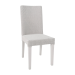 Chaise bois massif tress� loom couleur nuage 95 x 44 x 55 bridget - kok