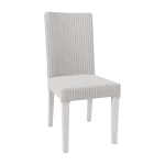 Chaise bois massif tress� loom couleur nuage 95 x 44 x 55 bridget - kok