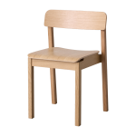Chaise en ch�ne laqu� 75x41x45cm everyday - moebe