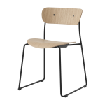 Chaise en ch�ne laqu� pavillon av51 - &tradition