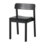 Chaise en ch�ne noir 75x41x45cm everyday - moebe