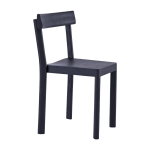 Chaise en ch�ne noir galta - kann design