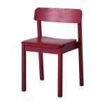 Chaise en ch�ne rouge 75x41x45cm everyday - moebe