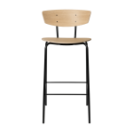 Chaise de comptoir en ch�ne huil� blanc herman - ferm living