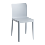 Chaise �l�mentaire en plastique bleu gris - hay