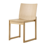 Chaise empilable en ch�ne laqu� 80, 6 cm allwood - &tradition
