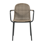 Chaise d'ext�rieur noir et taupe wicked - vincent sheppard