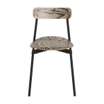 Chaise en h�tre et aluminium alpi 78 cm fromme - petite friture