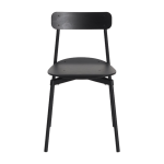 Chaise en h�tre et aluminium noir 78 cm fromme - petite friture