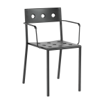 Chaise de jardin avec accoudoirs en acier anthracite balcony - hay