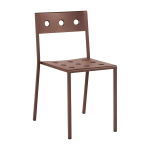 Chaise de jardin en acier rouge balcony - hay