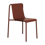 Chaise de jardin en acier thermolaqu� rouge brique panorama - tiptoe