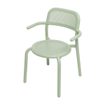 Chaise de jardin en aluminium vert mist 55 x 51 x 80 cm ton� - fatboy