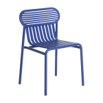 Chaise de jardin bleue week - end - petite friture