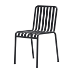 Chaise de jardin en m�tal anthracite palissade - hay