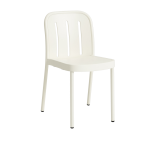 Chaise de jardin en m�tal blanc cr�me deville - hay